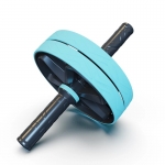 Abdominal Tonifying Wheel Mute Muscle Exercise Roller Dual Handle Sports Ab Wheels for Body Shaping Abs Core Workout Home Gym Fitness Equipment