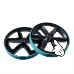 Abdominal Tonifying Wheel Mute Muscle Exercise Roller Dual Handle Sports Ab Wheels for Body Shaping Abs Core Workout Home Gym Fitness Equipment