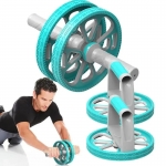 Multi-functional Ab Wheel Roller Mute Removable Abdominal Wheel with Push-up Stand for Abs Core Strength Training