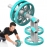 Multi-functional Ab Wheel Roller Mute Removable Abdominal Wheel with Push-up Stand for Abs Core Strength Training