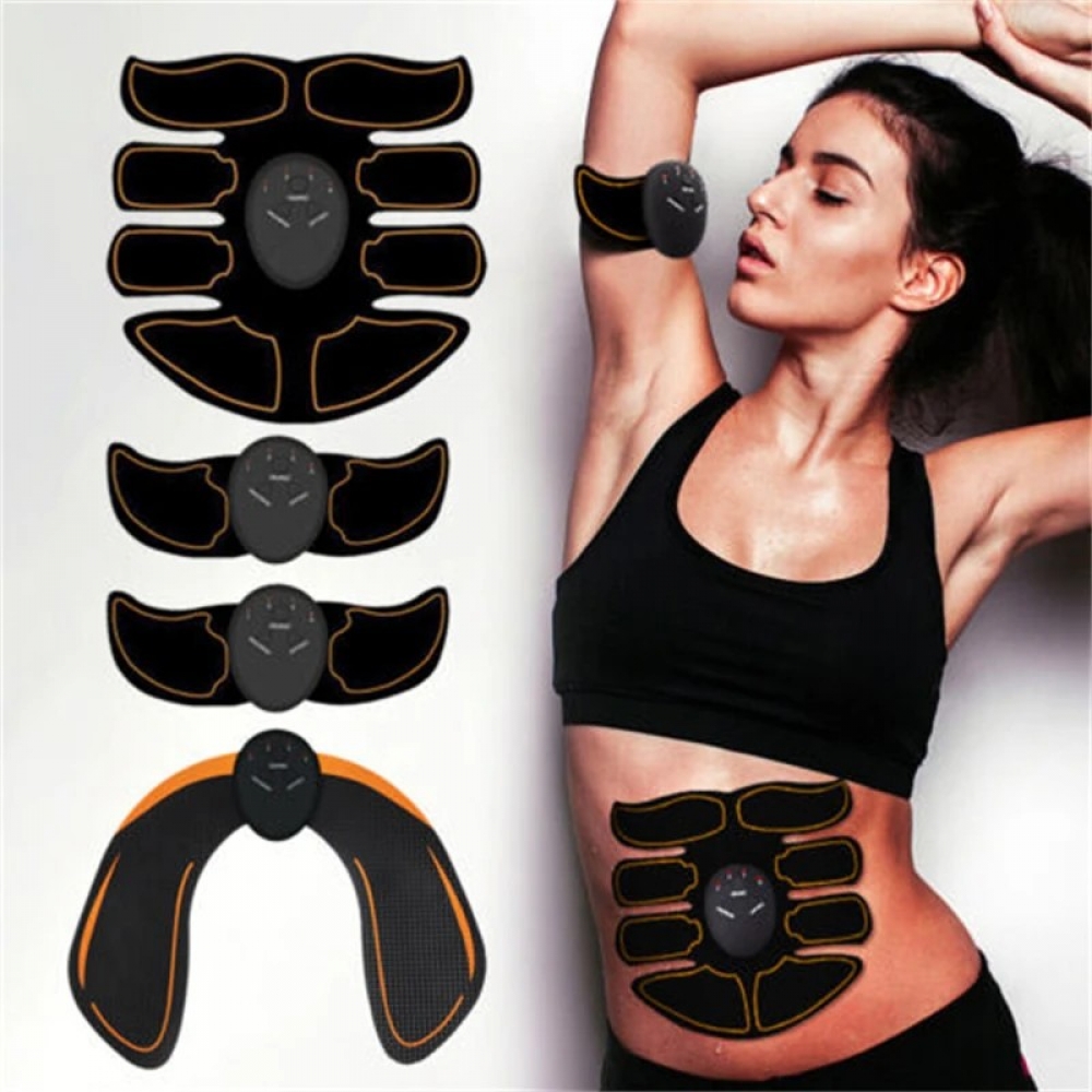 6 Modes Muscle Stimulator EMS Smart Abdominal Training Arm Exercise Belt for Home Gym Office Fitness