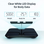 Smart Body Fat Scale 28 Key Body Data Analyze Scale with 8 High-precision Sensors Professional Body Composition Analysis Scale