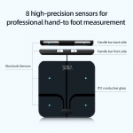 Smart Body Fat Scale 28 Key Body Data Analyze Scale with 8 High-precision Sensors Professional Body Composition Analysis Scale