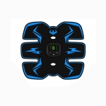Abdominal Arm Muscle Training Stimulator Set EMS Electrical Body Shape Trainer with LCD Display Rechargeable Ab Belt Set