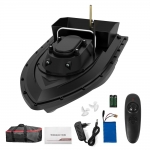 12V High-speed Smart Remote Control RC Bait Boat Dual Powerful Motors 500M Signal Reception Night Navigation Light Positioning 18000mAh Max Battery 1.2KG Large Load Bait Carry Outdoor Bait Delivery Boat Fishing Boat - Generic - Bait Boats