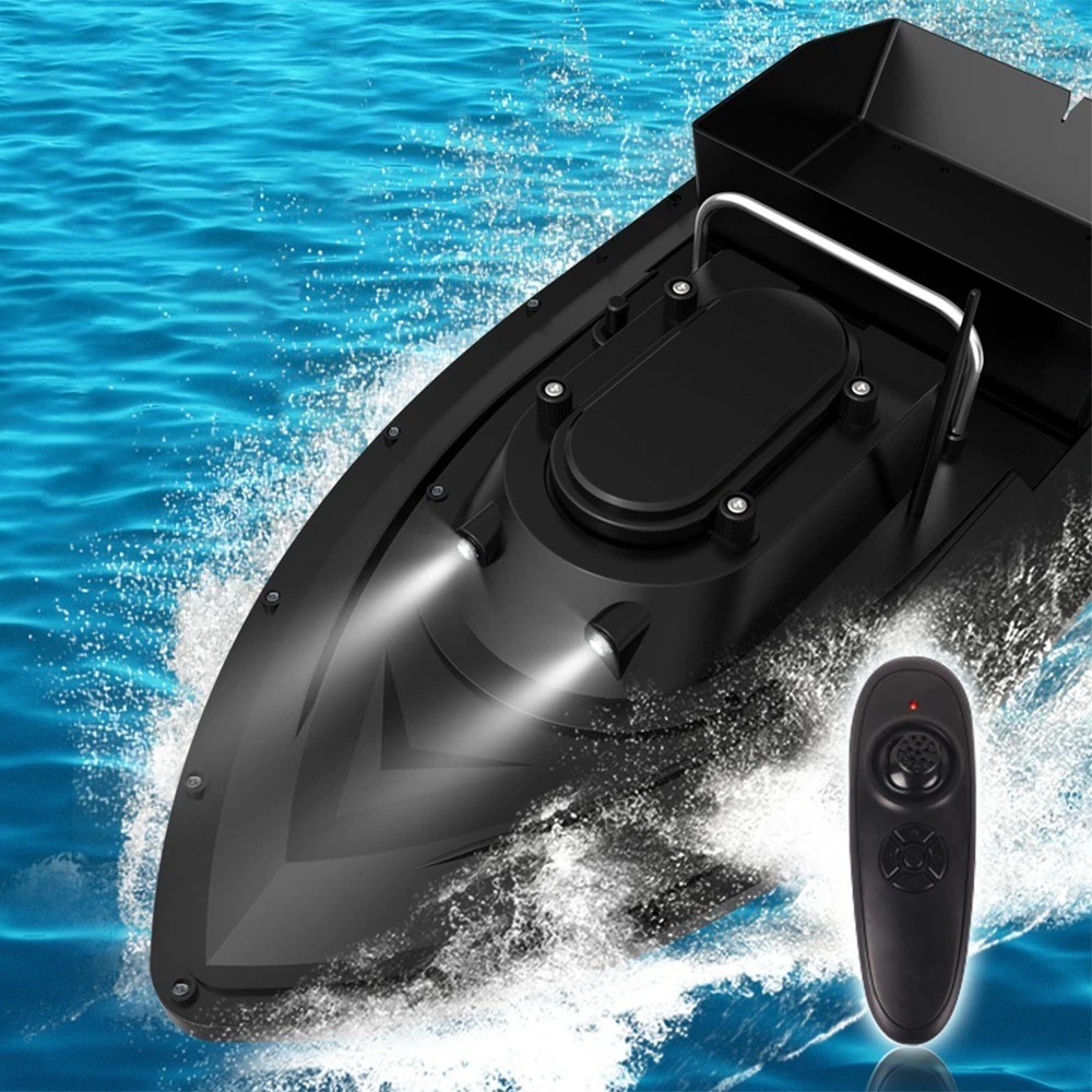 12V High-speed Smart Remote Control RC Bait Boat Dual Powerful Motors 500M Signal Reception Night Navigation Light Positioning 18000mAh Max Battery 1.2KG Large Load Bait Carry Outdoor Bait Delivery Boat Fishing Boat - Generic - Bait Boats - BBC-2014712 - bargainbasement.club