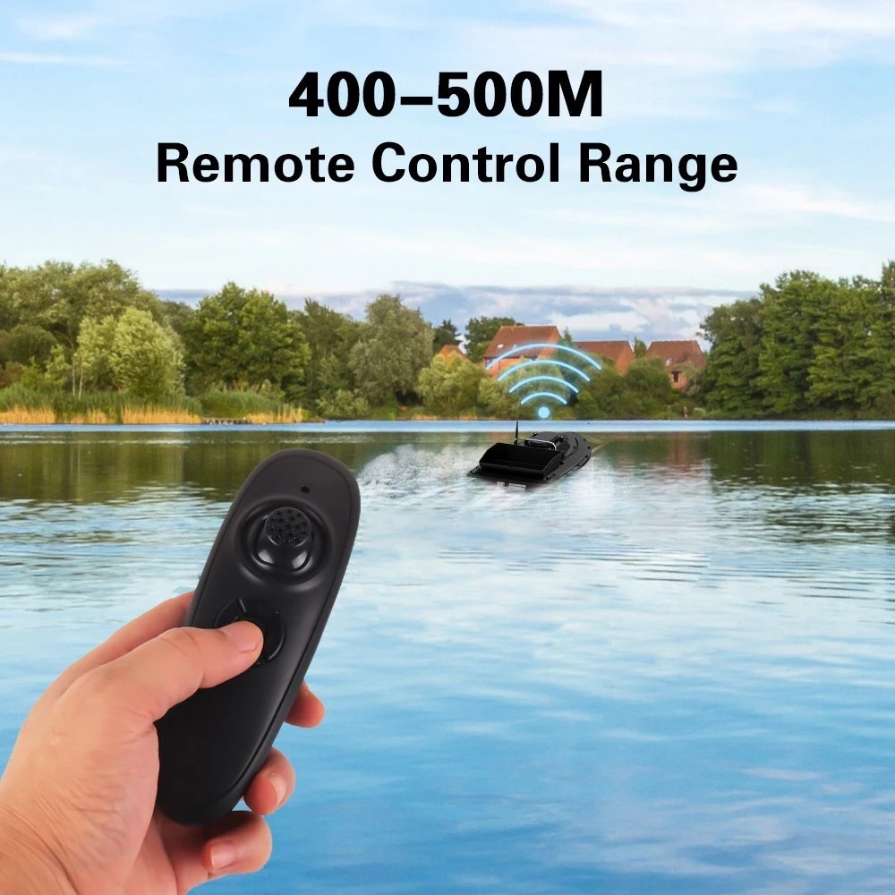 12V High-speed Smart Remote Control RC Bait Boat Dual Powerful Motors 500M Signal Reception Night Navigation Light Positioning 18000mAh Max Battery 1.2KG Large Load Bait Carry Outdoor Bait Delivery Boat Fishing Boat - Generic - Bait Boats - BBC-2014712 - bargainbasement.club