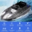 500m Signal Reception Smart Electric RC Fishing Boats Dual Motor 5200mAh Battery GPS Intelligent System 4 Positioning Points Auto Return LCD Power Display Light Control Outdoor Bait Delivery Boat Fishing Boat