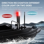 ZANLURE Fishing Bait Boat Navigation Lights LED Lights Waterproof with 300-500M Long-Distance IP67 Waterproof Three-Level Brightness Adjustment Strong Magnetic Suction Type-C Charging for Fishing
