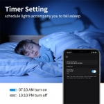 30W Smart LED Ceiling Light Dimmable Ceiling Light Fixture 2700K~6500K, RGB Ambient Light Work with Alexa Google Home for Bedroom Living Room