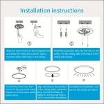 30W Smart LED Ceiling Light Dimmable Ceiling Light Fixture 2700K~6500K, RGB Ambient Light Work with Alexa Google Home for Bedroom Living Room