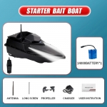 ZANLURE Smart Fishing Bait Boat 500m Distance Wireless Remote Control Dual Motor 2KG Loading with 14000mAh Battery Bait Boats for Fishing-Starter Bait Version
