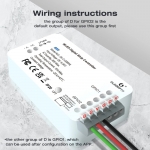 GLEDOPTO WLED Strip Light Controller 5-24V WS2812B WS2811 SK6812 TM1814 WS2813 WS2815 RGBIC LED Digital Strip Wifi Controller