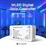 GLEDOPTO WLED Strip Light Controller 5-24V WS2812B WS2811 SK6812 TM1814 WS2813 WS2815 RGBIC LED Digital Strip Wifi Controller