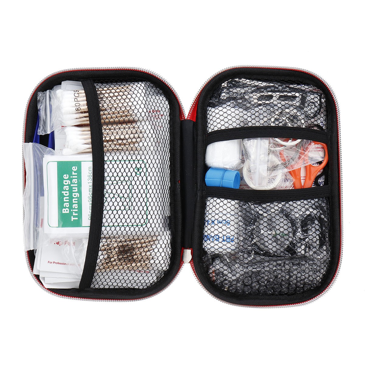 Full 304PCS Outdoor Emergency Survival Kit Gear Medical Bag for Home Office Car Boat Camping Hiking