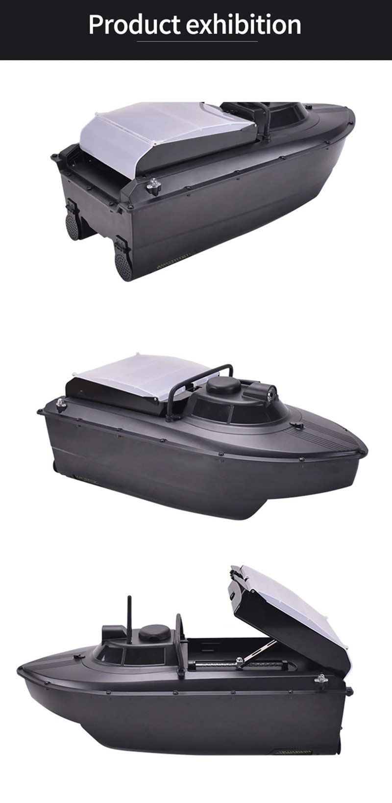 ZANLURE Auto Return Fishing Bait Boat RC Autopilot 2.4G GPS Carp Fishing Feeder With Metal Propeller Guard