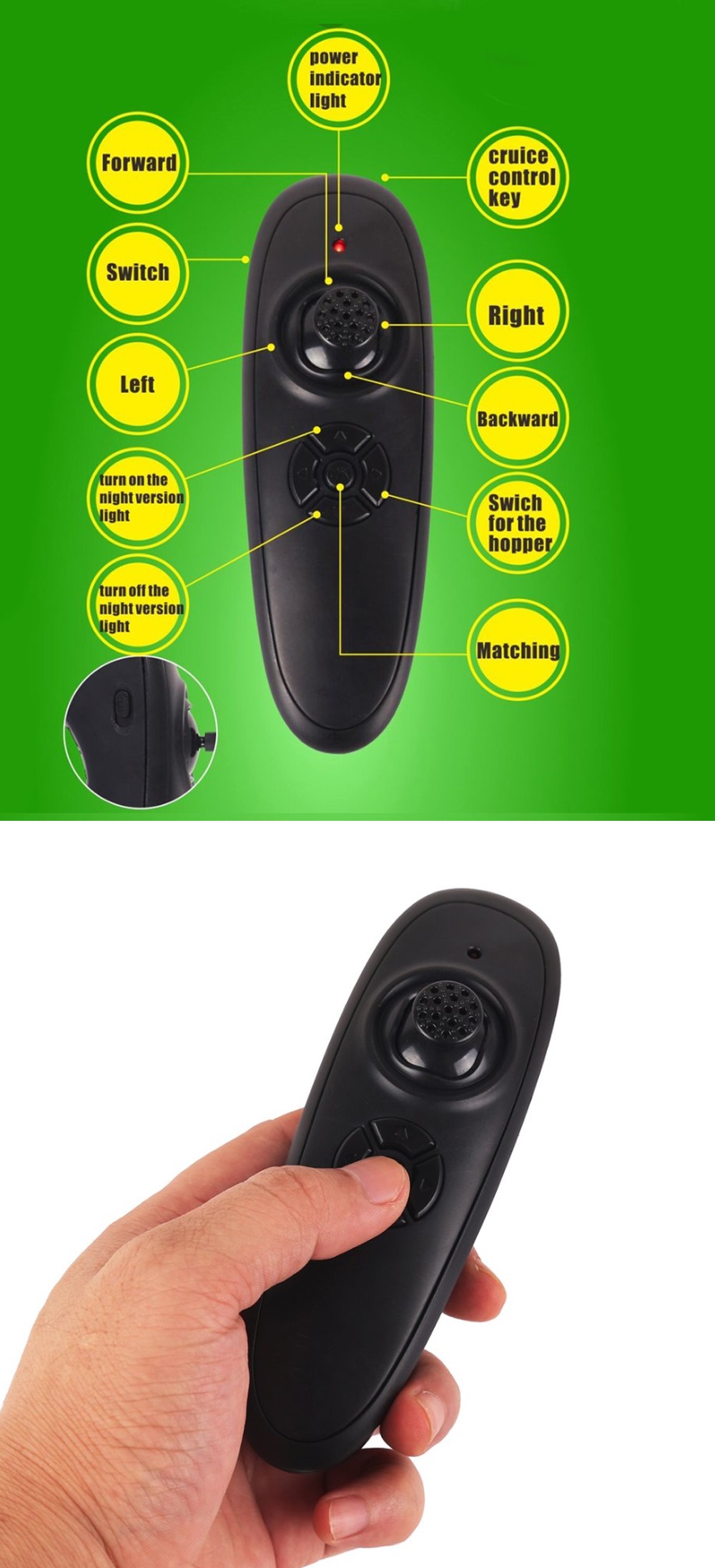 ZANLURE D13 D13C D16 D16C D18 Smart RC Bait Boat Remote Controls Fishing Boats Singles-hand Controls Fishing Tool Accessories