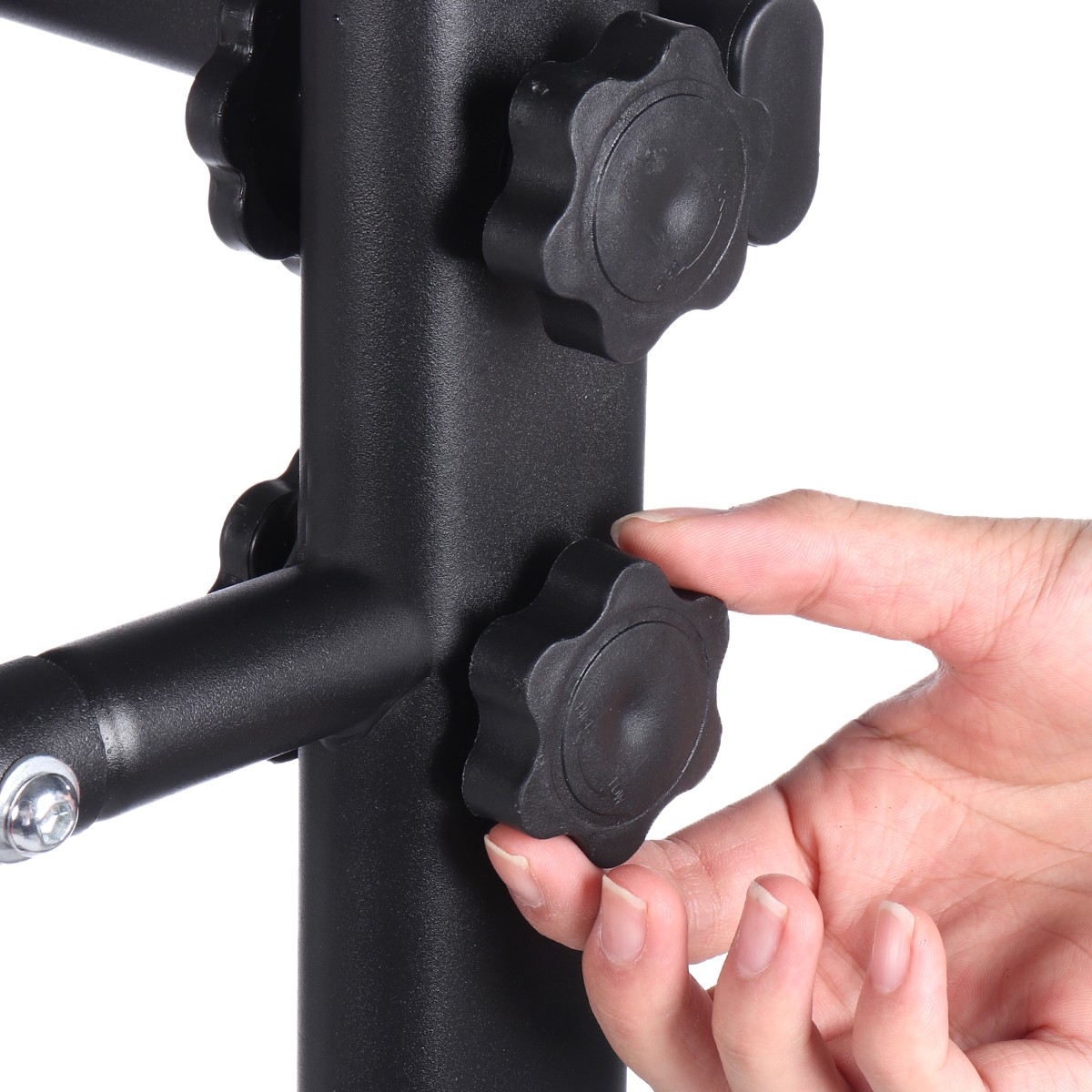 GEEMAX 150-230CM Adjustable Heavy Duty Power Tower Dip Station Pull Up Bar Strength Training Indoor Home Gym Fitness Exercise Tools Dip Tissure Home Gym