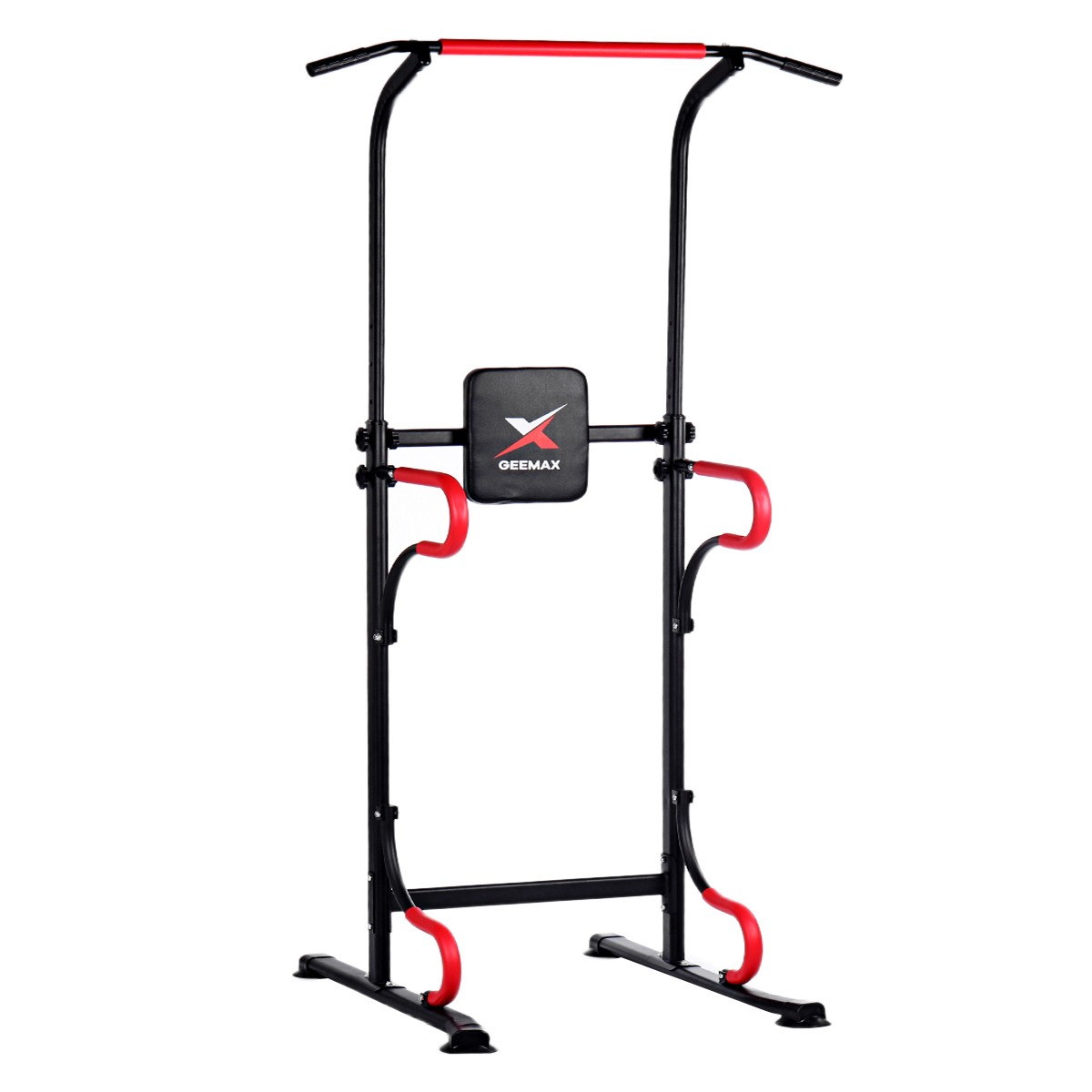 GEEMAX 150-230CM Adjustable Heavy Duty Power Tower Dip Station Pull Up Bar Strength Training Indoor Home Gym Fitness Exercise Tools Dip Tissure Home Gym